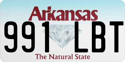 AR license plate 991LBT