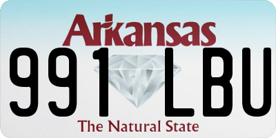 AR license plate 991LBU