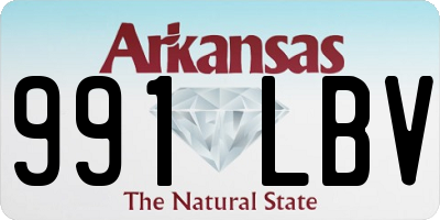 AR license plate 991LBV