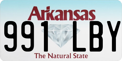 AR license plate 991LBY