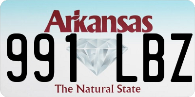 AR license plate 991LBZ
