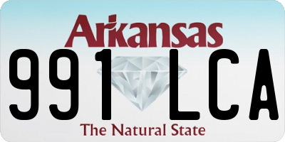 AR license plate 991LCA