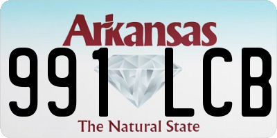 AR license plate 991LCB