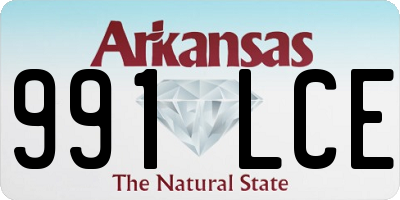 AR license plate 991LCE