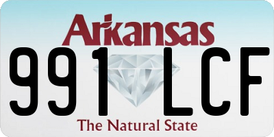 AR license plate 991LCF