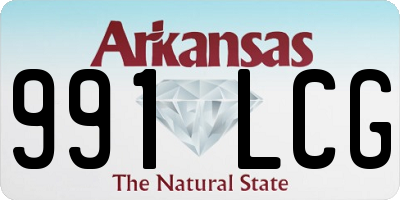 AR license plate 991LCG