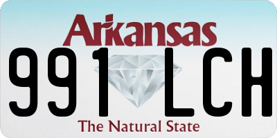 AR license plate 991LCH