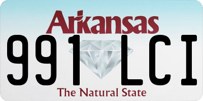 AR license plate 991LCI