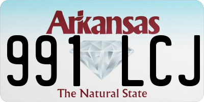 AR license plate 991LCJ