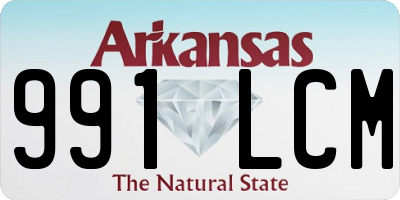 AR license plate 991LCM