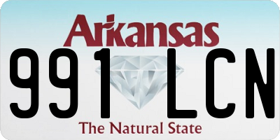 AR license plate 991LCN