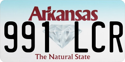 AR license plate 991LCR