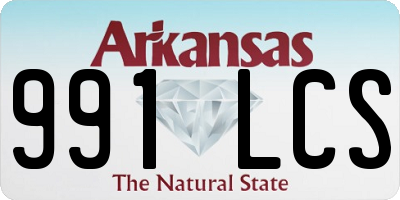 AR license plate 991LCS