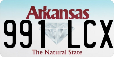 AR license plate 991LCX