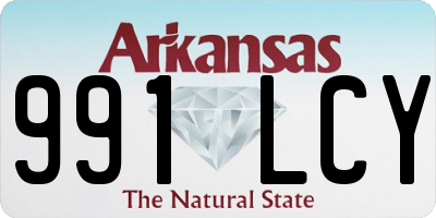 AR license plate 991LCY