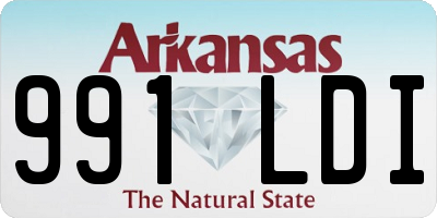 AR license plate 991LDI
