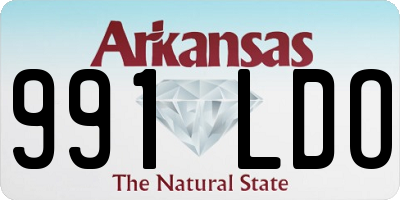 AR license plate 991LDO