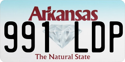 AR license plate 991LDP