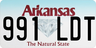 AR license plate 991LDT