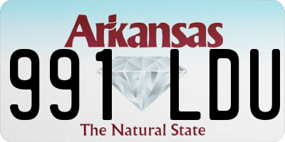 AR license plate 991LDU