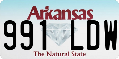 AR license plate 991LDW