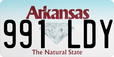 AR license plate 991LDY
