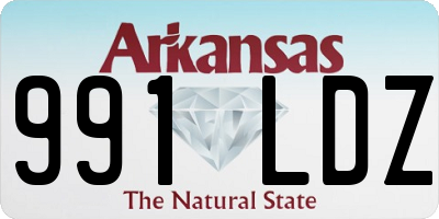 AR license plate 991LDZ