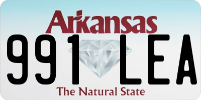 AR license plate 991LEA