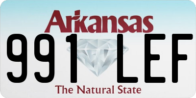 AR license plate 991LEF
