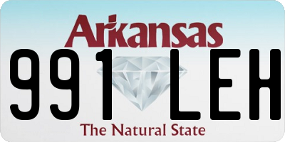 AR license plate 991LEH