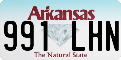 AR license plate 991LHN