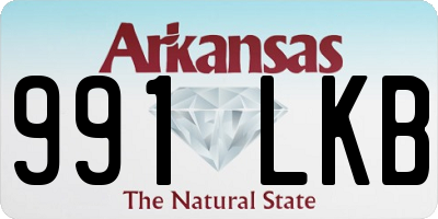 AR license plate 991LKB