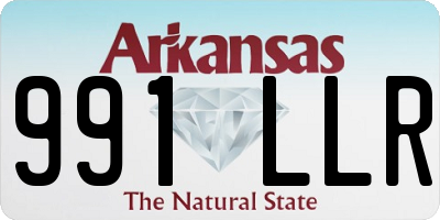 AR license plate 991LLR