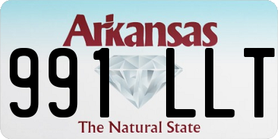 AR license plate 991LLT