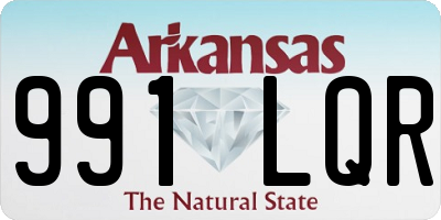 AR license plate 991LQR