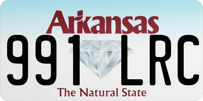 AR license plate 991LRC
