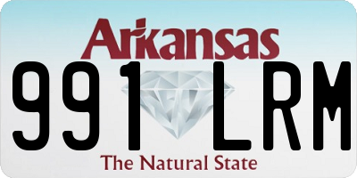 AR license plate 991LRM