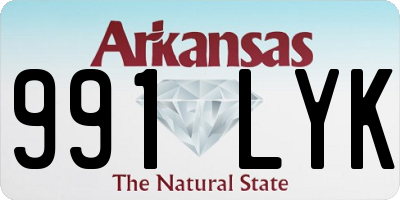 AR license plate 991LYK