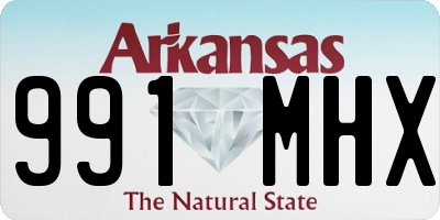 AR license plate 991MHX