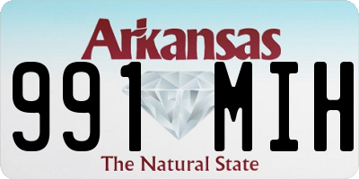 AR license plate 991MIH