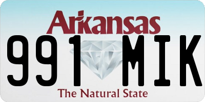 AR license plate 991MIK