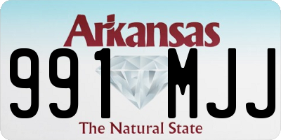 AR license plate 991MJJ