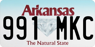 AR license plate 991MKC