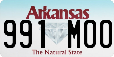 AR license plate 991MOO