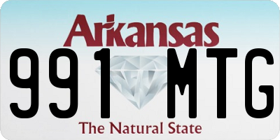 AR license plate 991MTG