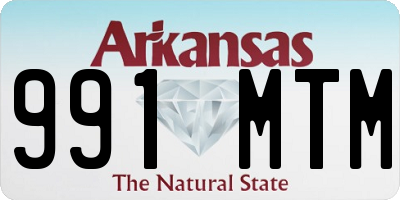 AR license plate 991MTM
