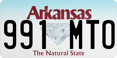 AR license plate 991MTO