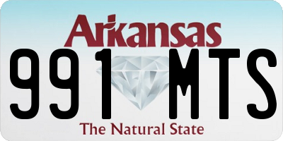 AR license plate 991MTS