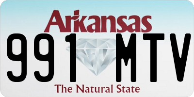 AR license plate 991MTV