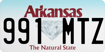 AR license plate 991MTZ